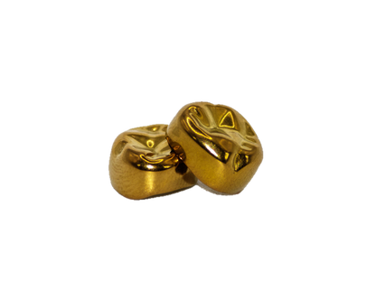 Gold pediatric dental crowns